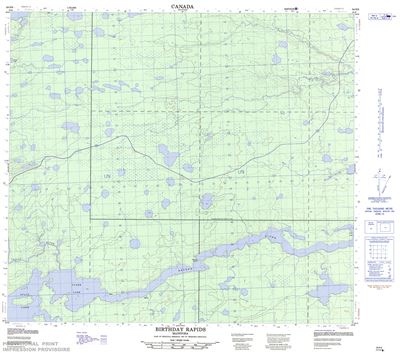 054D05 - CLARK LAKE - Topographic Map