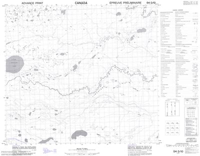 054D10 - NO TITLE - Topographic Map