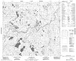 054E10 - TURCOTTE LAKE - Topographic Map