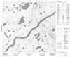 054E14 - BRADEN LAKE - Topographic Map