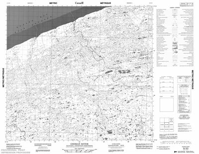 054G03 - CHIMAN RIVER - Topographic Map