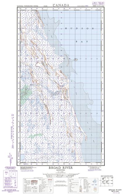 054K02W - BROAD RIVER - Topographic Map