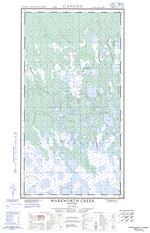 054K05W - WARKWORTH CREEK - Topographic Map