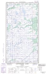 054L07E - LOFTHOUSE LAKE - Topographic Map