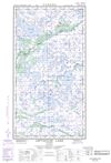 054L07W - LOFTHOUSE LAKE - Topographic Map