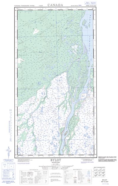 054L08W - BYLOT - Topographic Map
