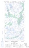054L10W - NOWELL LAKE - Topographic Map