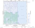 054M - CARIBOU RIVER - Topographic Map