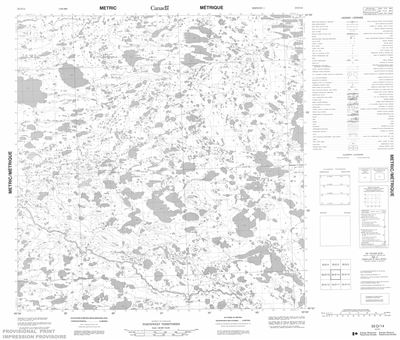 055D14 - NO TITLE - Topographic Map