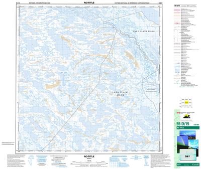 055D15 - NO TITLE - Topographic Map