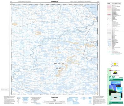 055E06 - NO TITLE - Topographic Map