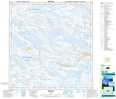 055E09 - NO TITLE - Topographic Map