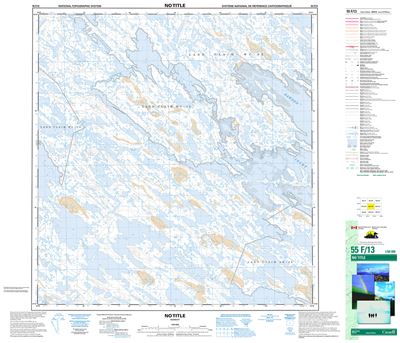 055F13 - NO TITLE - Topographic Map