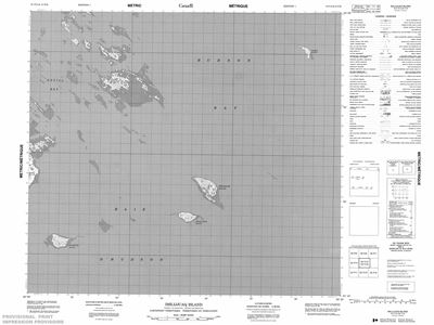 055F15 - IMILIJJUAQ ISLAND - Topographic Map