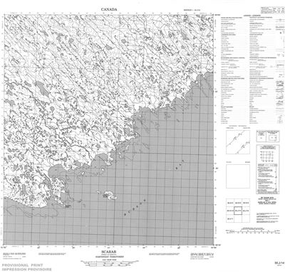 055J14 - SCARAB POINT - Topographic Map