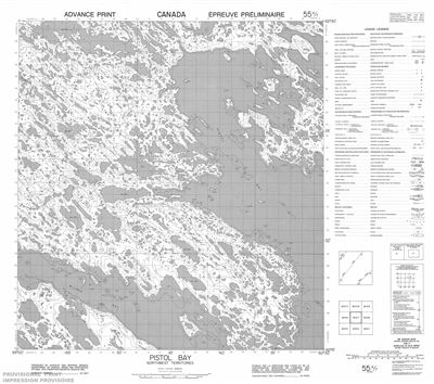 055K07 - PISTOL BAY - Topographic Map