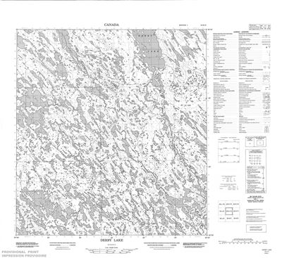 055K12 - DERBY LAKE - Topographic Map