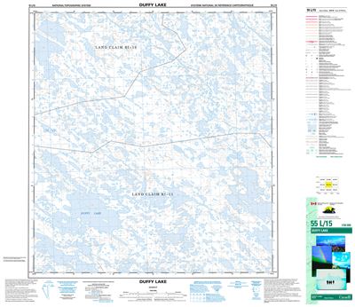 055L15 - DUFFY LAKE - Topographic Map