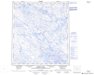 055N - GIBSON LAKE - Topographic Map