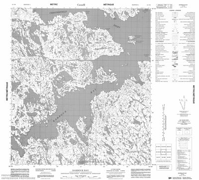 055N09 - BARBOUR BAY - Topographic Map