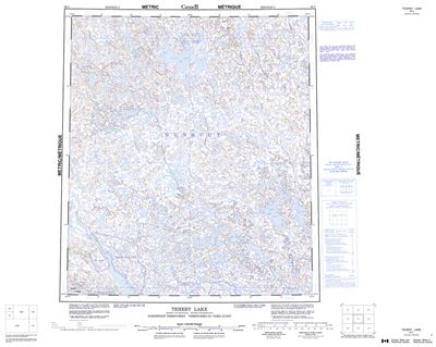 056C - TEHERY LAKE - Topographic Map