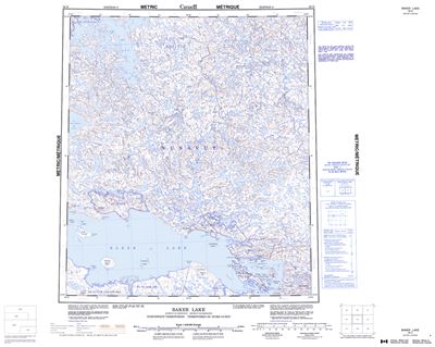 056D - BAKER LAKE - Topographic Map