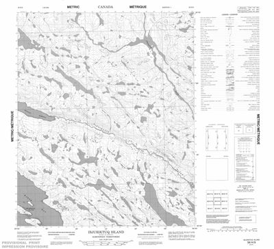 056H09 - IBJURIKTUQ ISLAND - Topographic Map