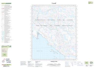 056H14 - AIQQUJAT ISLANDS - Topographic Map