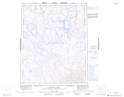 056J - WALKER LAKE - Topographic Map