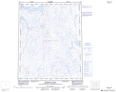 056L - MISTAKE RIVER - Topographic Map
