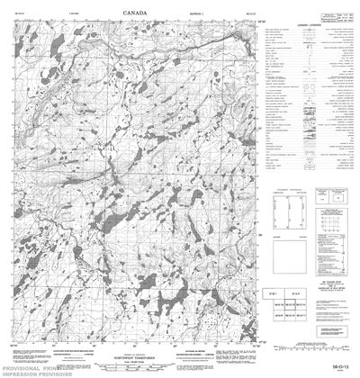 056O13 - NO TITLE - Topographic Map