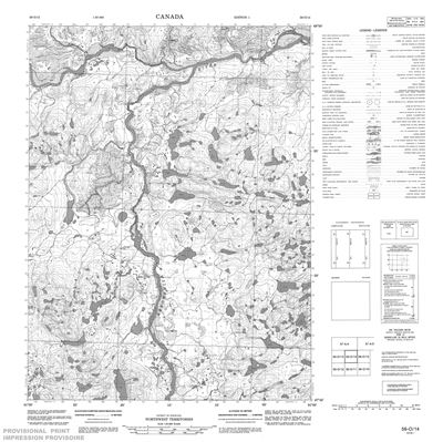 056O14 - NO TITLE - Topographic Map