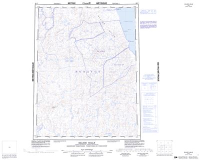 056P - ELLICE HILLS - Topographic Map