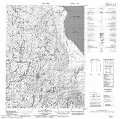 056P09 - CAPE WEYNTON - Topographic Map