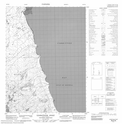 056P16 - UJARATTAAK POINT - Topographic Map
