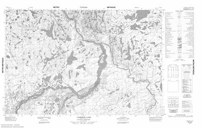 057A02 - CAMERON LAKE - Topographic Map