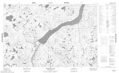 057B01 - MURCHISON LAKE - Topographic Map