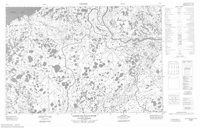 057B07 - CASTOR AND POLLUX RIVER - Topographic Map