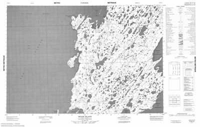 057B14 - BEADS ISLAND - Topographic Map