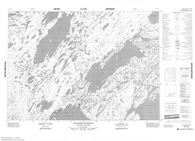 057C10 - STANNERS HARBOUR - Topographic Map