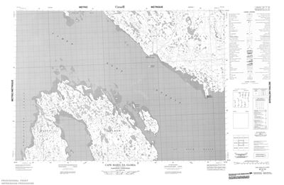 057C12 - CAPE MARIA DA GLORIA - Topographic Map