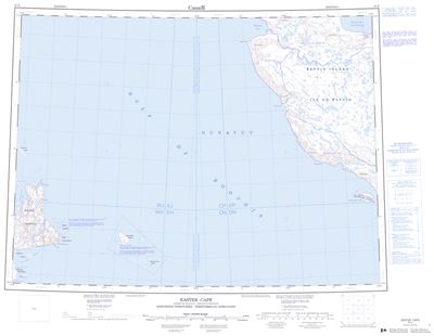 057E - EASTER CAPE - Topographic Map