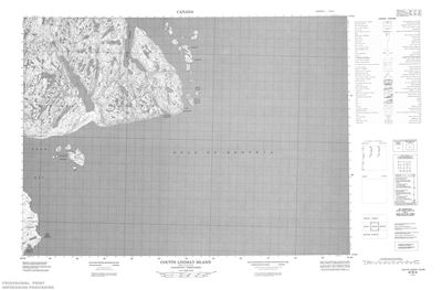 057E04 - COUTTS LINDSAY ISLAND - Topographic Map