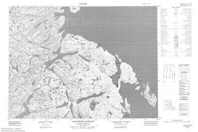057F09 - ELIZABETH HARBOUR - Topographic Map
