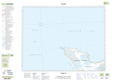 057H02 - THIBOULT BAY - Topographic Map