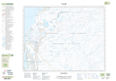 057H10 - MOUNT SENECAL - Topographic Map