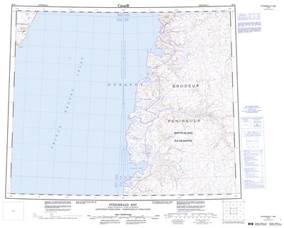 058A - FITZGERALD BAY - Topographic Map