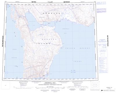 058B - CRESWELL BAY - Topographic Map