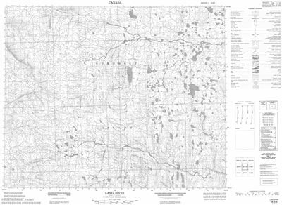 058B06 - LANG RIVER - Topographic Map