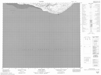 058B09 - FURY POINT - Topographic Map